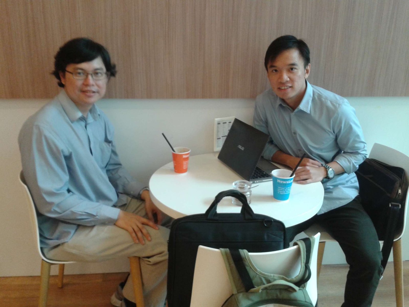 Wong Hoong An and Ted Chong