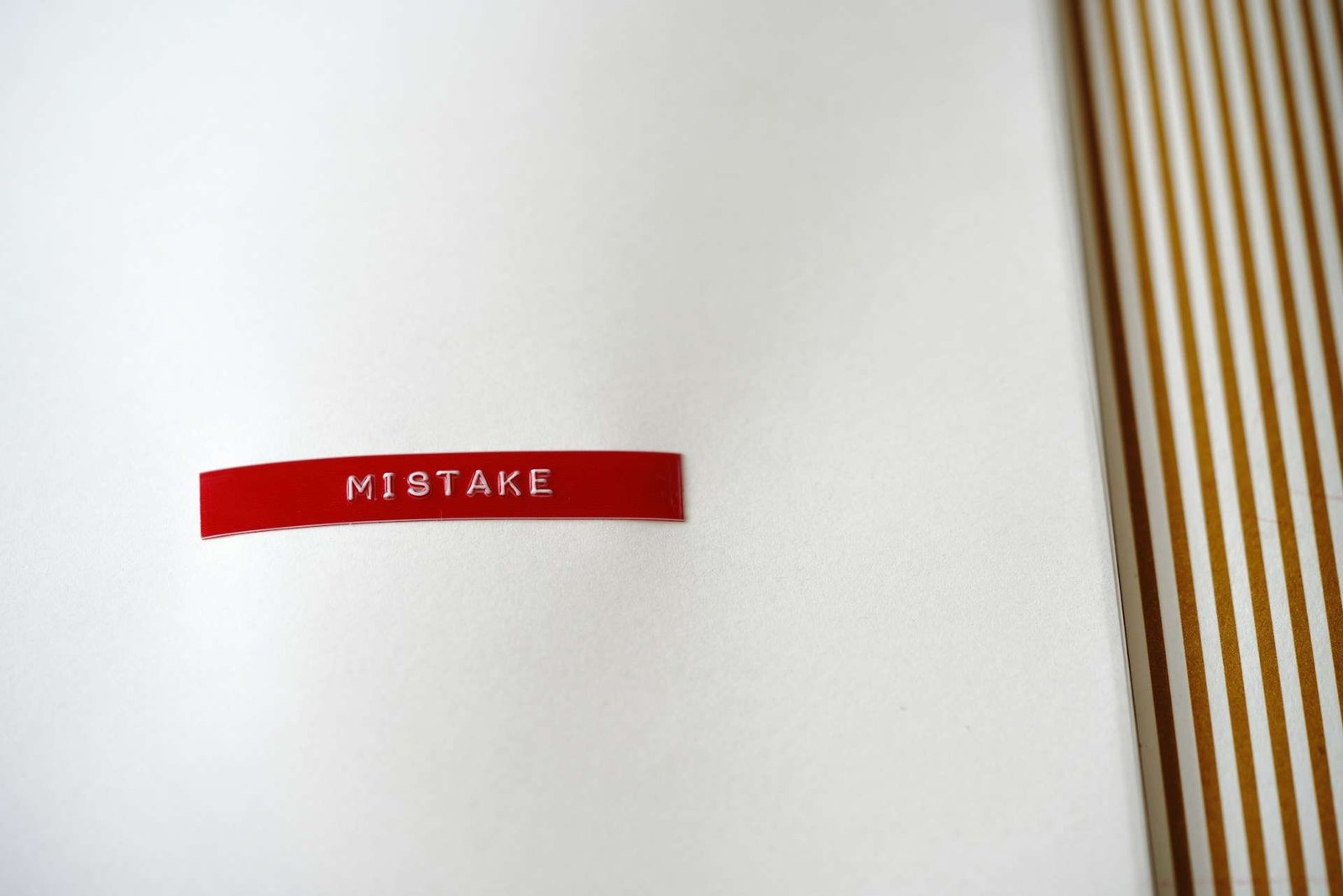 Maybe It’s Time to Normalise Mistakes